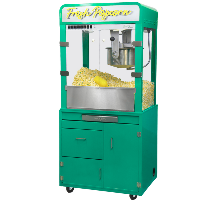 Zenith 48 Oz Commercial Large Popcorn Machine - Green