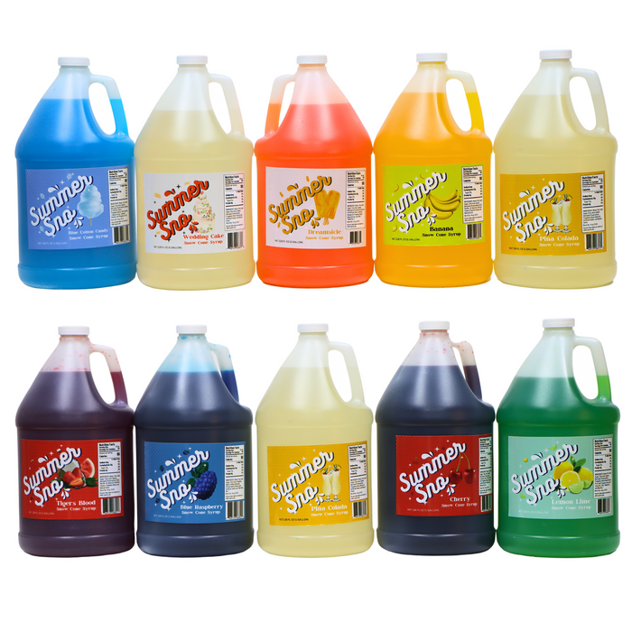 Summer Sno Snow Cone Syrup (Gallons)