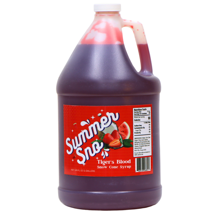 Summer Sno Snow Cone Syrup (Gallons)