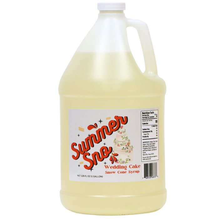 Summer Sno Snow Cone Syrup (Gallons)